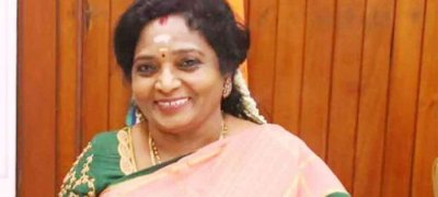 பிரசாரத்தின் போது கடையில் கூழ் குடித்து யு.பி.ஐ. மூலம் பணம் செலுத்திய தமிழிசை