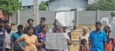 யாழ். கல்லுண்டாயில் போராட்டம்!