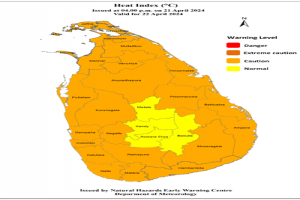 அதிகரிக்கும் வெப்பம்! மக்களுக்கு விடுக்கப்பட்ட எச்சரிக்கை!