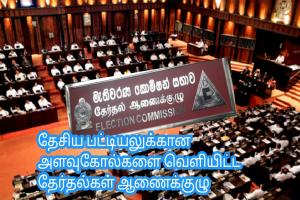 தேசிய பட்டியலுக்கான அளவுகோல்களை வெளியிட்ட தேர்தல்கள் ஆணைக்குழு