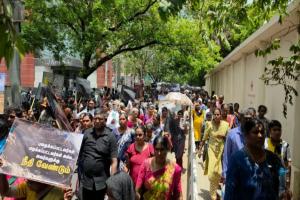 நீதியின் ஓலம் – சர்வதேச விசாரணையை வலியுறுத்தி நிறைவடைந்த பேரணி