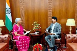இந்திய நிதியமைச்சருக்கும் இ.தொ.கா. தலைவருக்கும் இடையில் சந்திப்பு!
